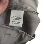 Elevenses  side 2 dress pants The Brighton wide leg gray button side Photo 3