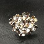 Vince Camuto Gold interesting Pave Cluster Ring size 7 Photo 0