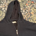 UGG  Australia Woman’s Black Hoodie Full Zip Size Small MISSING HOOD STRING Photo 3