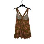 Matilda Jane  Women Whim Floral Strap Ruffle Hem Cross‎ Back Sleeveless Large NWT Photo 6