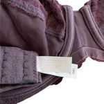 Victoria's Secret Purple Semi Sheer Lace Underwire Bra size 34C Photo 3