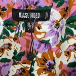 Missguided Misguided Front Tied Floral Crop Top Photo 6