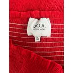 J.O.A. Red Just One Answer Smocked 3/4‎ Sleeve Mini Dress XL Photo 2