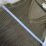 Anthropologie Olive Mesh Knit Top Photo 8