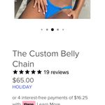 5/$25 Haley belly chain Photo 3