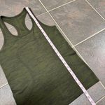 Lululemon Swiftly Tech Racerback Tank Top Dark Olive/Brave Olive/Black 6 Photo 11