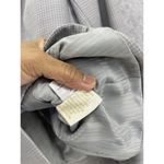 The Limited  Women's Travel Suit Jacket Gray Check Size 0 Long Sleeve Wool Blend Photo 5