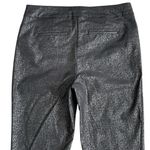 Chico's Chico’s Brigitte Sliming Pull On Pants Women’s Size 1.5 US 10 Black Ankle Shiny Photo 7