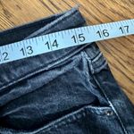 Abercrombie & Fitch Size 10/30 Black Denim "Ultra High Rise Mom Short" Photo 3