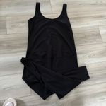 ingrid isabel Maternity Black Tank Bodysuit Leggings Jumpsuit One Piece L Size L Photo 2