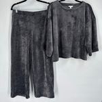 J. Jill Velour Kimono Top & Wide Leg Pull Photo 6