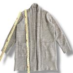 Barefoot Dreams CozyChic Taupe Gray Cardigan Size S Soft Plush Knit Open Front Photo 3