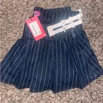 Edikted  Pleated Denim Mini Skirt Photo 2