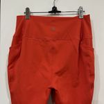 Spyder  Women’s Active Red Fleece Leggings Pockets Size Large Activewear Photo 3