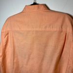 Vintage Halloween Embroidered Button Up Black Cat Pumpkin Moon Spooky Sz Medium Orange Photo 10