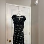 Free People  Butterfly Babe Midi Dress in Black And White Comb Photo 4