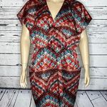 Fashion to figure FTF Size 3 Aztec Print Surplice V-Neckline Dress w/ Pockets Photo 0