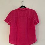 J.Crew 100% Linen Short Sleeve Tee S Pink Photo 6