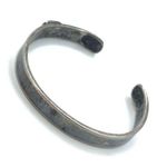 Until there's a cure breast cancer awareness silver cuff bracelet Photo 0