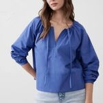 Banana Republic  Balloon Sleeve Blouse Cornflower Blue XS Photo 0