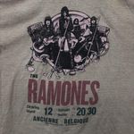 The Ramones Belgium Rock Show Poster Punk Band T-Shirt 2X Photo 1