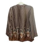 ZARA ✨ PRINTED SZ MEDIUM SHIRT WITH PIPING✨ Photo 5