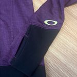 Oakley  Women's Dark Purple and Black Hoodie excellent condition small Photo 2