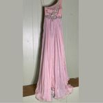 Mac Duggal ‎ Beaded One-Shoulder Prom Pageant Princess Gown Pink Size US 6 Photo 4