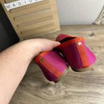 Birdies  Women’s 5 Blackbird Knit Flats Tropical Pink Orange Shoes Photo 3