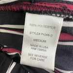 West Kei  drawstring striped straight pants lightweight M office workwear casual Photo 4