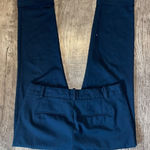 Banana Republic  Pants Women’s Size 0 Navy Roll Cropped Trousers Work Blue Dressy Photo 0