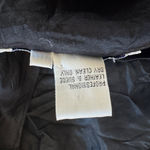 Vintage ‘90s Erez Levy 100% Leather Multicolored Embroidered Open Front Vest Black Size M Photo 7