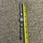 Faded Glory  women’s vintage dainty silver/blue‎ bracelet watch one size Photo 6