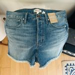 Madewell Relaxed Denim Jean Split Hem Edition Shorts, Size 8 (29 Waist) NWT Photo 10