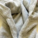 American Eagle  Outfitters Gray V-Neck hoodie with Floral Embroidery Photo 11