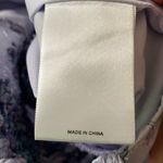 EXPRESS New  Floral Puff Sleeve Ruched Cropped Top in pale lavender size M Photo 10