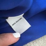 Diane Von Furstenberg Diane von Furstenburg silk royal blue blouse medium chain link‎ 8 Photo 9