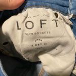 Loft 💜  Skinny Crop Jeans with Frayed Hem 🎁 Photo 4