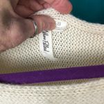 Others Follow Off white sweater with fringe on sleeves sz small Photo 3