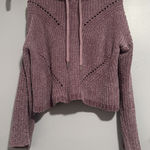 Derek Heart Cropped purple sweater  Photo 0
