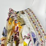 Farm Rio NWOT  Greek Garden Long Sleeve Plunge Neck Cotton Romper Size XS Photo 11