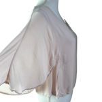 Pretty Good Women’s Blush Flutter Sleeve Blouse Photo 2