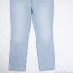Madewell Slim Demi-Boot Jeans in Bellmeade Wash, size 28, NWT, light blue Photo 8
