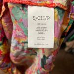 CAbi All Over Floral Watercolor Luisa Racerback Round Neck Tank Top Size Small Photo 6