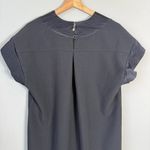 Maeve by Anthropologie Deep-V Dress Women's Small Black Slits Classic LBD NWOT Photo 11