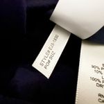 Eliza J One-Shoulder Side-Tuck Ruffle Hem Scuba Gown Navy Size US 2 Photo 4