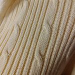 Liz Claiborne  Yellow Black Striped Stripe Sweater Long Medium/Large Top Winter Photo 10