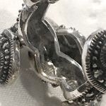 JACK JUDITH  Rope Braided Sterling Silver Marcasite Demi Hoops Photo 8