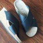 Birkenstock Papillio Black Crisscross Chic Edgy Feminine Platform Sandals 38 Photo 0