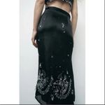 ZARA NWT  LIMITED EDITION SATIN EFFECT JEWEL TRIM SKIRT SIZE S Photo 2
